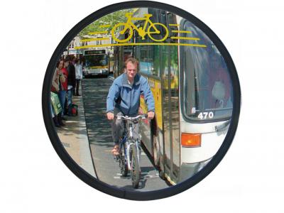lustro drogowe zwiększające bezpieczeństwo rowerzystów 